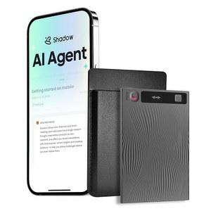 Mobvoi TicNote AI 음성 녹음기 64GB 메모리 노트 녹음기(케이스 앱 컨트롤 100개 이상 언어 포함) 전화 강의 회의 인터뷰를 위해 섀도우 디지털 오디오 녹음기로 요약 전사