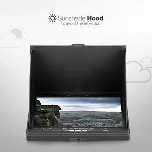 FPV 모니터 5.8G 40CH DVR 7인치 트랙 800*480 내장 배터리 비디오 화면 및 포함 멀티 로터 드론에 적합