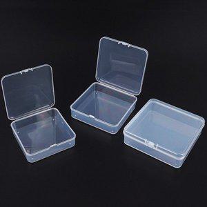악세사리보관함 주얼리 다용도 사각케이스 케이스 사각투명케이스 양면보관함 8.5-10.5cm 투명