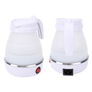 여행용 전기 주전자 주전자 가열 빠른 가정용 6분 여행 효율적인 접이식 600ML 안전 캠핑 600W 전기 휴대용
