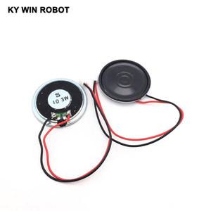 2 개 초박형 스피커 4 옴 3 와트 3W 4R 스피커 직경 40MM 4CM 두께 5MM PH2.0 터미널 와이어 길이 15C