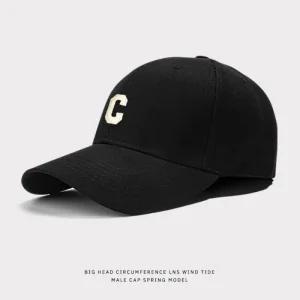 ZMG C마크 볼캡 깊은 야구 모자 슈퍼 대두 빅사이즈 스키 헬멧 호환가능