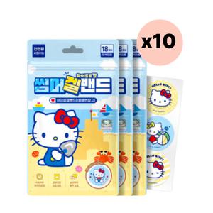 아텍스 헬로키티 유아 모기 겔 밴드 가려움 18매입X30