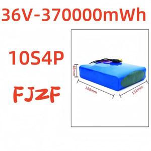 370000 MWH 42V 시스템 10S4P 36V 배터리 전기 자전거 자동차 스쿠터용 250W 750W 모터 장착 25A BMS 탑재