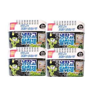 산도깨비 큰 냉장고 탈취제 숯성분 냉장고 냄새제거 420g x4개
