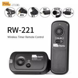 Pixel RW-221 무선 셔터 릴리즈 타이머 원격 제어 (DC0 DC2 N3 E3 S1 S2) Canon Nikon SONY 호환 카메라 VS