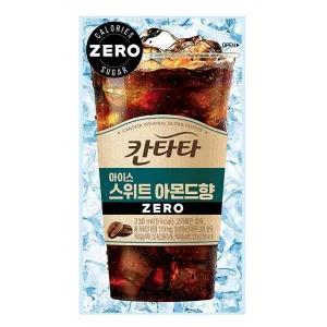 칸타타 아이스 파우치커피 스위트 아몬드 제로 편의점커피 스위트아몬드, 230ml, 20개
