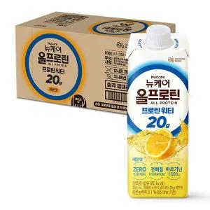[대상웰라이프] 뉴케어 올프로틴 20g 프로틴워터 레몬맛 (350mlx18팩), 1박스