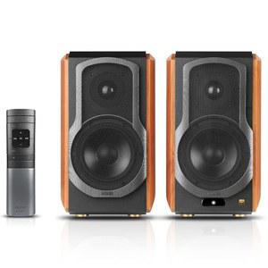 Edifier S1000W WiFi 오디오파일 액티브 책장 2.0 스피커, 120W RMS 무선 하이파이 블루투스 사운드 시스템, Alexa와 함께 작동, 광학/RCA x 2 동축, AirPlay 2, Spotify Tidal Connect- 페어 지원