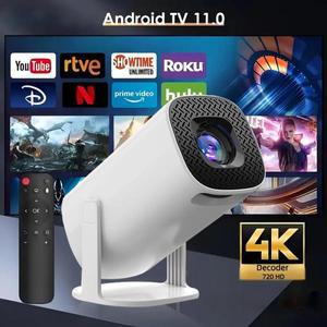 P30PRO Allwinner H713 Android 11.0 프로젝터 - 160ANSI 루멘 130인치 휴대용  시어터 5W Hi-Fi 스피커 업