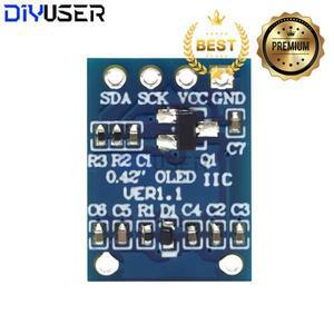SSD1306 OLED 디스플레이 Arduino Raspberry Pi DIY 개발 보드 용 0.42 인치 흰색 72x40 픽셀 I2C SPI 인터