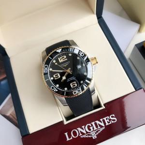 Longines Conquest 다이빙 시리즈 Men 블랙 41mm Mechanical 시계 [세금포함] [정품] L3.781.4.56.6 명품시