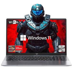 카이거 AMD 게이밍 노트북, 라이젠 7 5700U 8C/16T, 최대 4 3GHz 가 장착된 15 6인치 노트북 컴퓨터, 16GB RAM 512GB SSD 윈도우 11 라데온 RX 베가 8 그래픽, WiFi