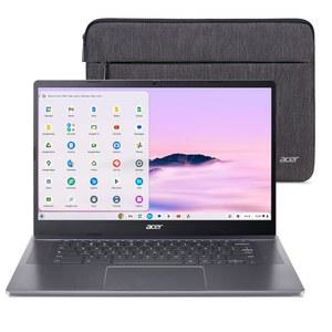 Acer 크롬북 플러스 515 노트북, AI 탑재 - 15 6인치 풀 HD 1920 x 1080 IPS 터치 디스플레이 인텔 코어 i3-1305U 8GB LPDDR5X 256GB SSD Wi-Fi 6E FHD 카메라 크롬 OS CB515-2HT-33M4