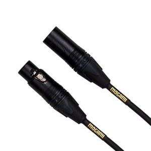 모가미 골드 XLR 스테이지 마이크 케이블 50피트 초내구성, 로드 , 고충실도 오디오로 무대, 방송 및 스튜디오에서 사용 가능