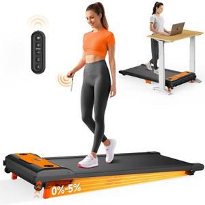 가정 및 사무실용 TINEF 언더 데스크 러닝머신, 가정용 유산소 운동용 경사형 워킹 패드, 걷기, 조깅, 달리기 등반용 휴대용 러닝머신 1대 4, 265파운드 용량