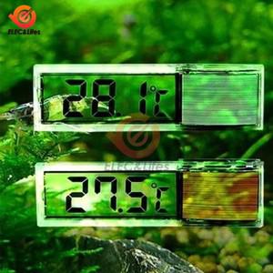 어항온도계 수조 수족관 LCD 디지털 전자 수족관 온도계 3D 디지털 온도 온도 측정기 물고기 새우 거북이