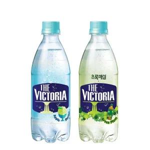 [웅진식품](G) 웅진식품 더 빅토리아 탄산음료 500ml 애플셔벗10입+초록매실10입 교차구성