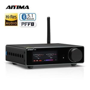 AIYIMA A80 TPA3255 DAC 블루투스 PFFB 스테레오 전력 증폭기 300W x 2 클래스 D 2.0 HiRes 디지털 앰프 RC