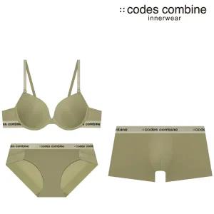 [코데즈컴바인이너웨어](강남점)카키 커플세트 (CEWBR961KH+CEWBP961KH+CEMDR961KH)