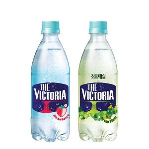 [웅진식품](G) 웅진식품 더 빅토리아 탄산음료 500ml 딸기10입+초록매실10입 교차구성