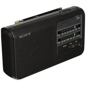 소니 ICF38 휴대용 AM/FM 라디오(블랙)