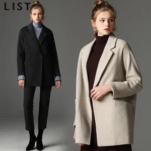 [리스트(LIST)] 에스더 고함량 울 루즈핏 코트 (택가격:428000원)