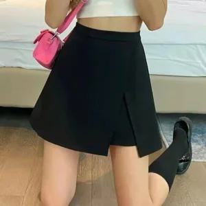 [오노마] ONM 여성 데이트 나들이 외출 옆트임 미니 팬츠 스커