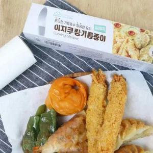 [골드스마일]오븐 에어프라이어용 유산지 기름 종이 시트 25x10m