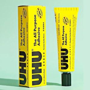 UHU 다목적 투명 접착제 여분의 강한 수제 모델 패브릭 가죽 DIY