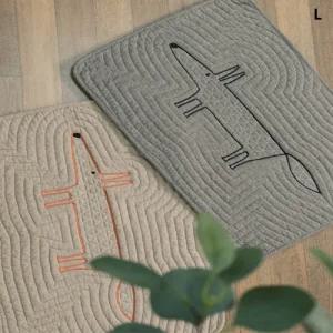 큐티 폭스 퀼트 발매트 2color/욕실발판/바닥매트/미끄럼방지/화장실매트/인테리어/주방/현관/퀄팅/면매트
