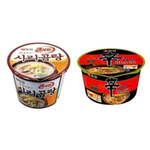 [아우트]사리곰탕 큰사발x6컵+신라면블랙 큰x6