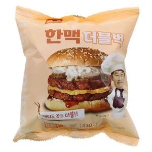 즉석식품 수제 더블버거 PC방 냉동햄버거 200g 10개