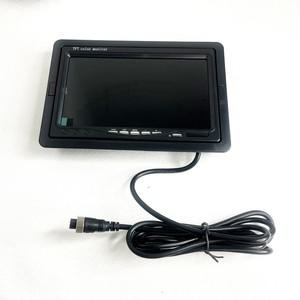 고화질 LCD TFT  헤드레스트 자동차 모니터  MDVR 용 4 핀 커넥터   7인치