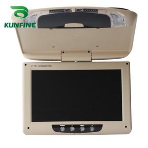 KUNFINE-9인치 LCD 화면 오버헤드 멀티미디어 비디오  천장 장착 디스플레이  자동차 지붕 모니터
