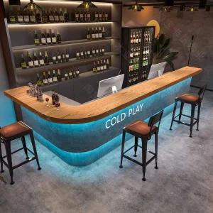 업소용 바 테이블 와인바 호텔 술집 LED bar 조명테이블