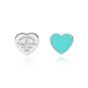 [TIFFANY&CO]티파니 69836399 리턴 투 티파니 미니 블루 하트 다이아몬드 실버 귀걸이 144765254