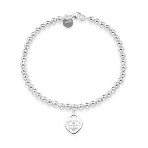 [TIFFANY&CO]티파니 69684076 리턴 투 티파니 하트 태그 비드 스몰 다이아몬드 실버 팔찌 144765245