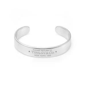 [TIFFANY&CO]티파니 68174929 리턴 투 티파니 네로우 커프 미디움 실버 팔찌 144765257