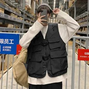 [라일리] Rly 심플한 빈티지 멀티포켓 얇은