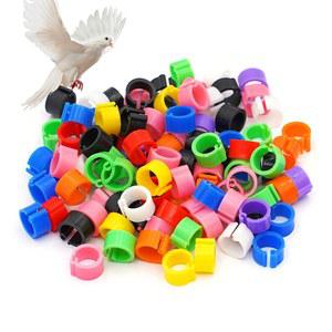 100 Pcs 새 비둘기 반지 8 총검 식별 오프닝 색상 발 조류 가전 제품