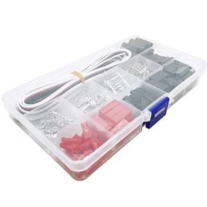400pcs JR JST SYP 후타바 DIY 서보 연장 케이블 모델 항공기 드론 배터리용 22AWG 와이어 포함 남여 플매