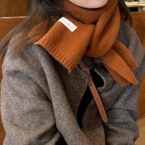 데일리 머플러 여성 목도리 니트 커플 겨울 스카프 (WFJVUSP)