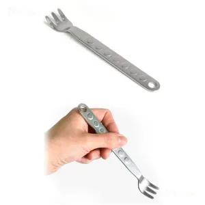 스텐 27종 치킨포크 바비큐포크 유치원 어린이집 유아용 어린이 포크 길이 15.5cm_22879388