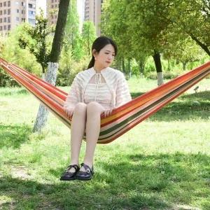 [하프클럽/셀러허브_여성트랜드패션]캐빈 차박해먹 캠핑 1인용 캔버스 그네