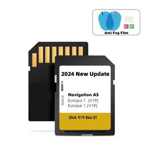 VW Discover 미디어 내비게이션 AS V19 지도 영국 유럽 2024 Sat Nav 카드 32GB 신제품