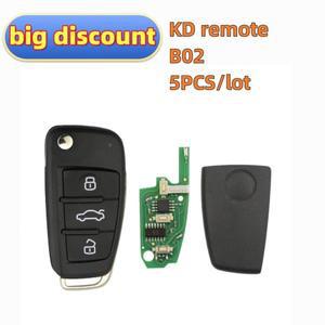 KEYDIY 공용 원격 자동차 키 B 시리즈 리모컨 KD900 + URG200 KD-X2 미니용 B02 5 개
