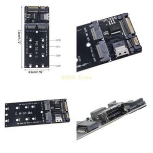1pc B+M 키 M.2 NGFF SSD에서 대 어댑터 NVME SFF-8654 의