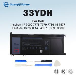 Dell Inspiron G3 3579 G5 5587 G7 7588 17 7000 7778 15 Latitude 13 3380 14 3490배터리 33YDH 56Wh