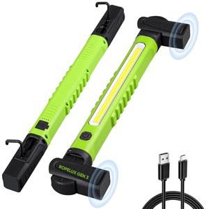 로펠럭스 워크 라이트 3세대, 후드 조명 아래 3200LM 초밝은 정비사, 6000mAh, 자동차 수리, 점검, 비상, 공구 선물용 후크가 달린 충전식 휴대용 마그네틱 트러블